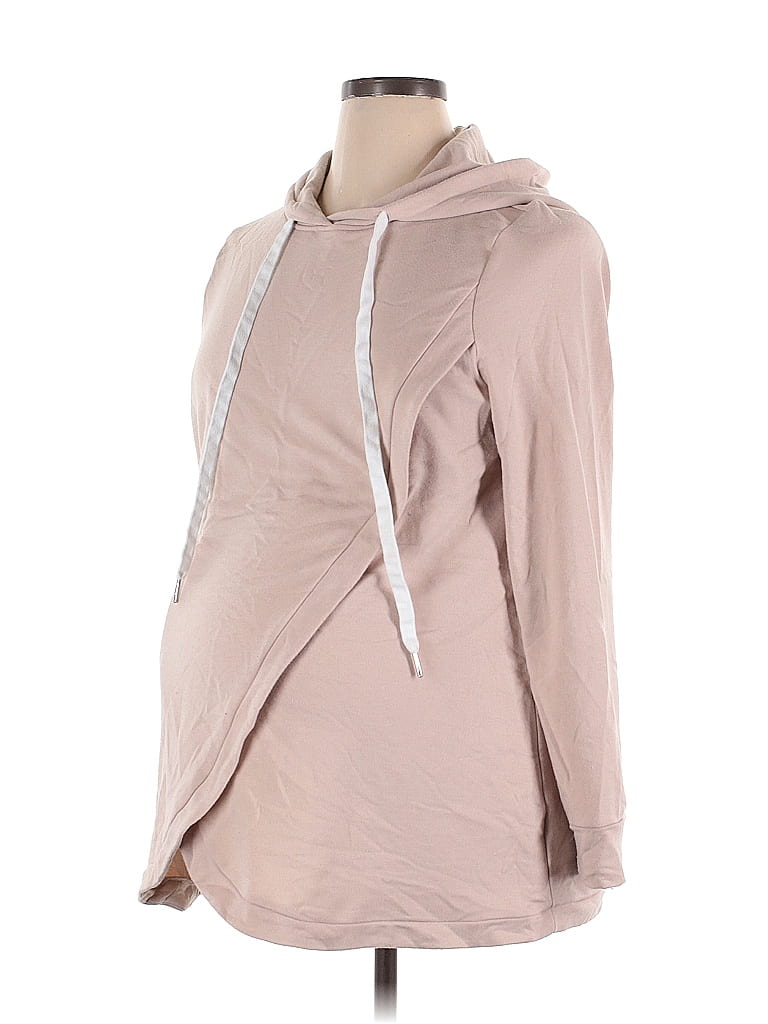 Hello Miz Solid Tan Pullover Hoodie Size XL - photo 1