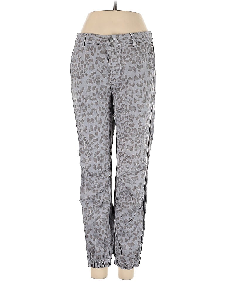 Sundry 100% Cotton Animal Print Gray Jeggings Size 26 waist - photo 1