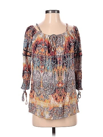 En Creme 3/4 Sleeve Blouse (view 1)