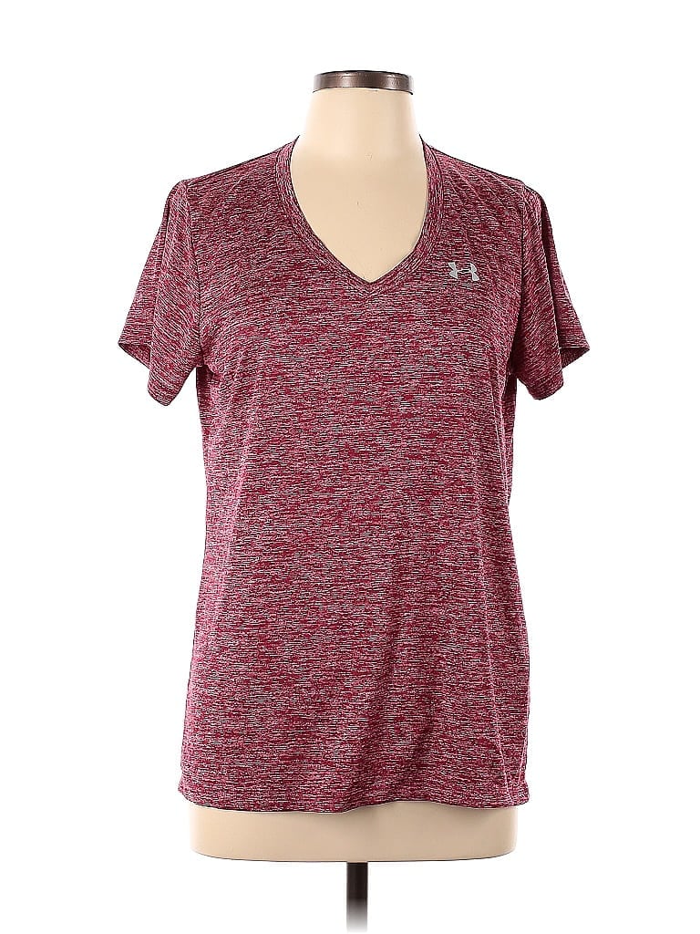 Laggo 100% Polyester Burgundy Active T-Shirt Size L - photo 1