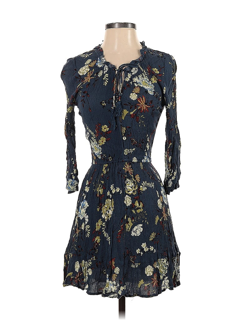 American Rag Cie 100% Rayon Blue Casual Dress Size XS - photo 1