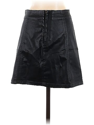 Adriano Goldschmied Faux Leather Skirt (view 2)