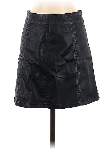 Adriano Goldschmied Faux Leather Skirt (view 1)