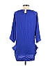 Zingara 100% Polyester Blue 3/4 Sleeve Blouse Size 1 - photo 2