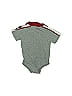 Cherokee 100% Cotton Gray Short Sleeve Onesie 12-18 MO / 18 MO - photo 2
