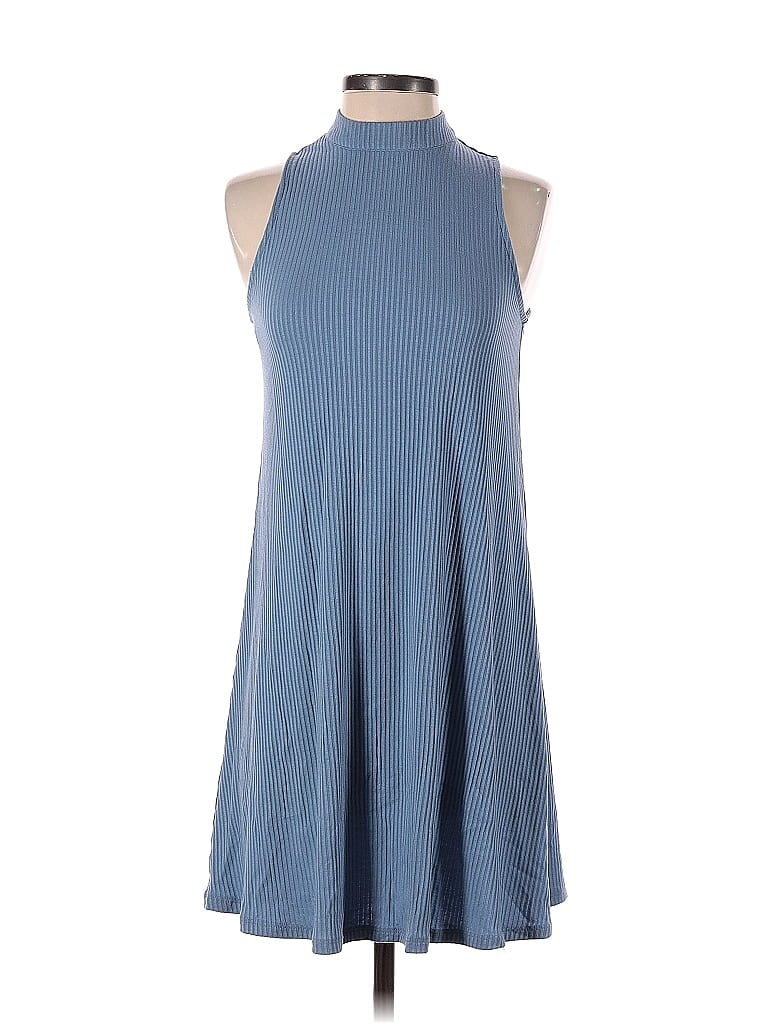 Pre-owned Love, Fire Casual Dress In Blue
