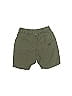 Uniqlo 100% Cotton Solid Green Khaki Shorts Size X-Small  (big kids) - photo 2