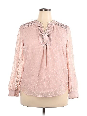 Sharagano Long Sleeve Blouse (view 1)