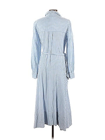 Tibi Blue Gingham Shirtdress (view 2)
