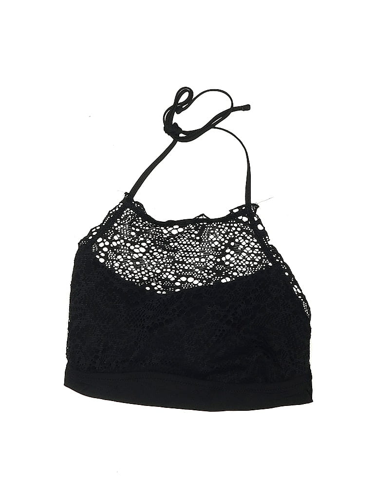 MOSSIMO Pre-owned Swimsuit Top Black Swimwear