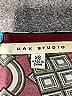 Max Studio 100% Polyester Argyle Graphic Burgundy Casual Dress Size XS - photo 3