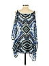 Robin Piccone 100% Polyester Blue 3/4 Sleeve Blouse Size S - photo 2