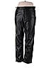 Gap 100% Polyester Black Faux Leather Pants Size 34 waist - photo 1