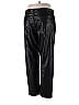 Gap 100% Polyester Black Faux Leather Pants Size 34 waist - photo 2