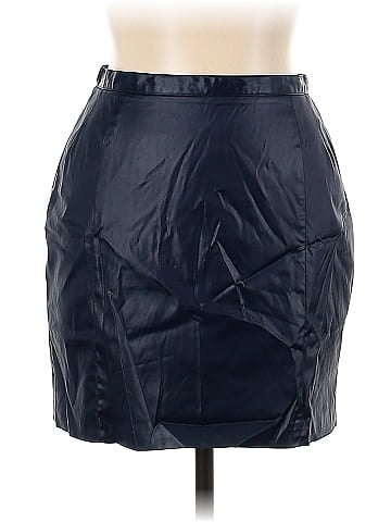 Exte Faux Leather Skirt (view 1)