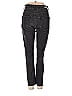 Melville Solid Chevron-herringbone Black Jeans Size EU 42 / US 12 - photo 2