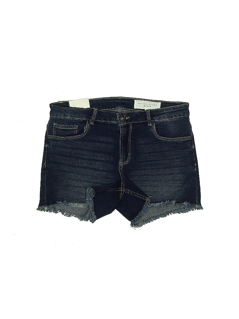 New York Laundry Denim Shorts In Blue