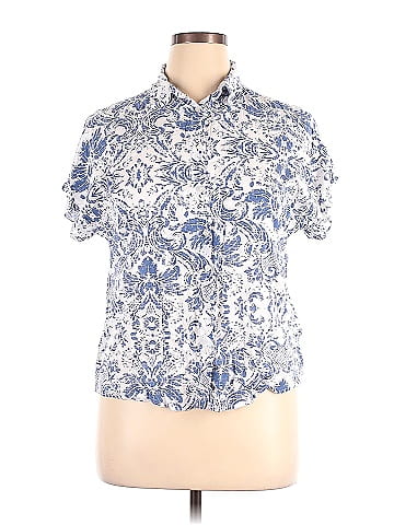 Big Dart Short Sleeve Blouse (view 1)