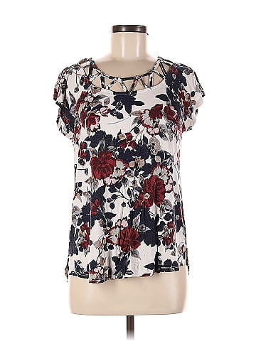24/7 Maurices Short Sleeve Blouse (view 1)