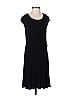 Everly Solid Black Casual Dress Size S - photo 1