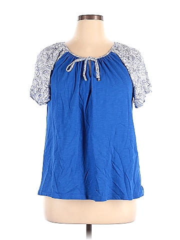 Susan Graver Short Sleeve Blouse (view 1)