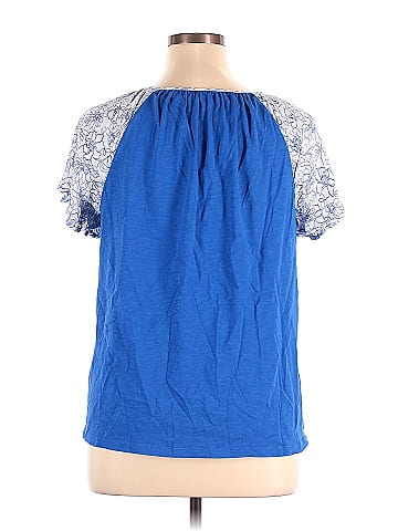Susan Graver Short Sleeve Blouse (view 2)