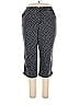 Intro Love Hearts Stars Polka Dots Gray Casual Pants Size 16 - photo 1