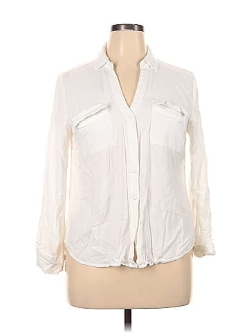 Alexander Jordan 3/4 Sleeve Button-Down Shirt (view 1)