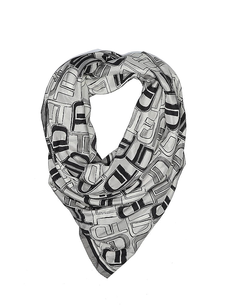 Pre-owned Assorted Brands Scarf In Gray