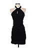 Windsor Solid Black Cocktail Dress Size S - photo 1