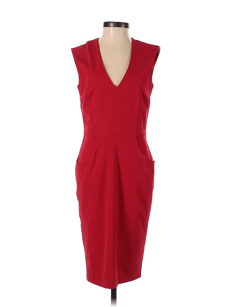 Fashion Star for H&M 100% Polyester Red Cocktail Dress Size 2 - photo 1