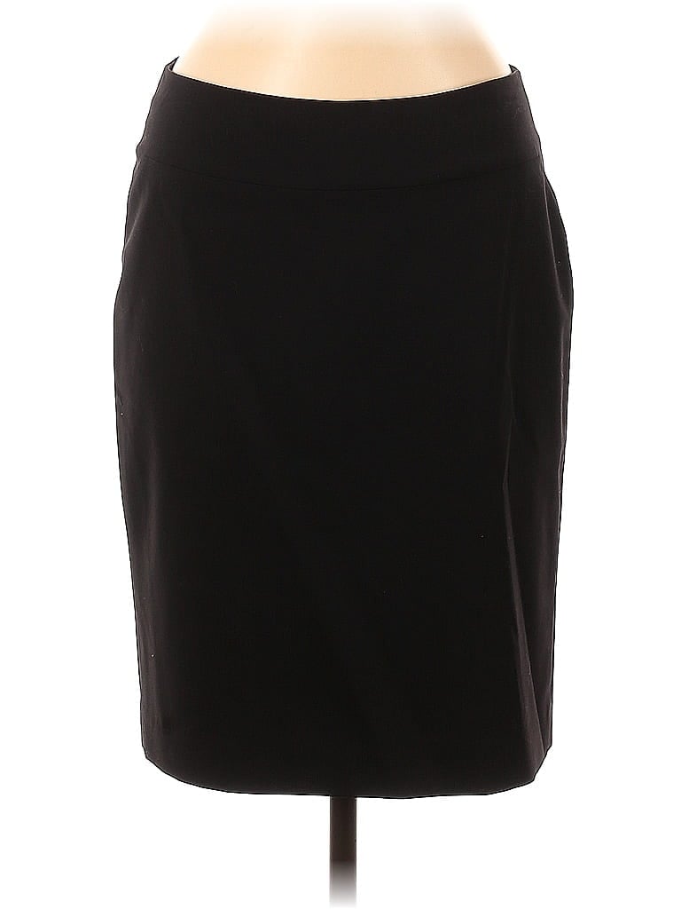 Pre-owned Banana Republic Factory Store Wool Skirt In Black