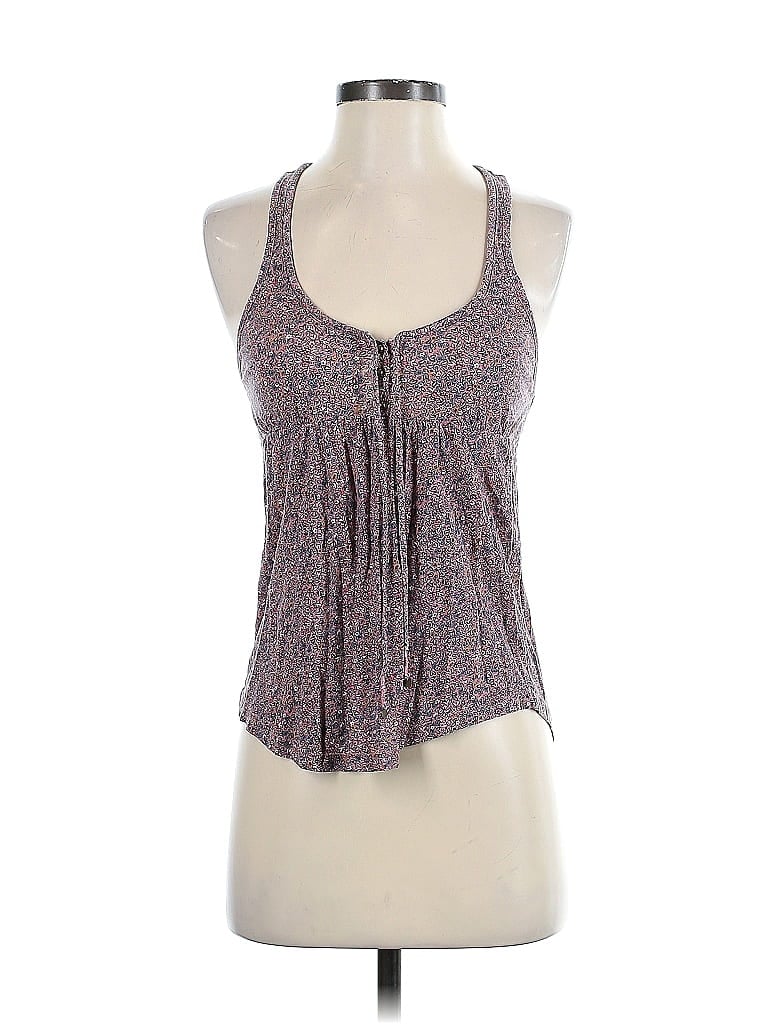 Pre-owned Aerie Tank Top Purple Halter Neckline Tops