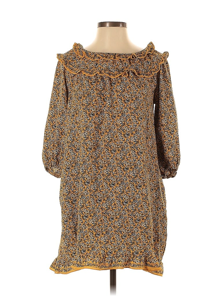 Pre-owned Max Studio Casual Dress In Brown