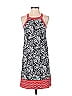 Max Studio Paisley Graphic Gray Blue Casual Dress Size XXS (estimated) - photo 1