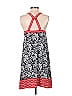 Max Studio Paisley Graphic Gray Blue Casual Dress Size XXS (estimated) - photo 2