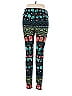 Lularoe Print Teal Black Leggings Size 1X (Tall & Curvy) - photo 2