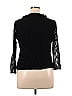 Christie & Jill 100% Nylon Black 3/4 Sleeve Top Size 1X - photo 2