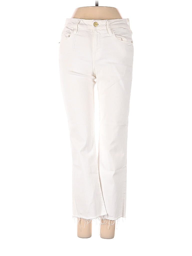 FRAME Denim Ivory White Jeans Size 26 waist - photo 1