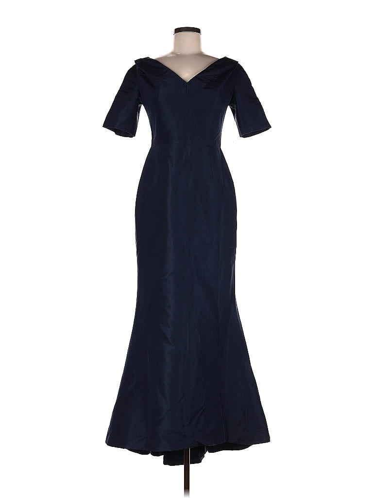 Carolina Herrera Blue Cocktail Dress Size 6 - 69% off | ThredUp