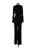 Jay Godfrey 100% Viscose Chevron-herringbone Black Jumpsuit Size 2 - photo 2