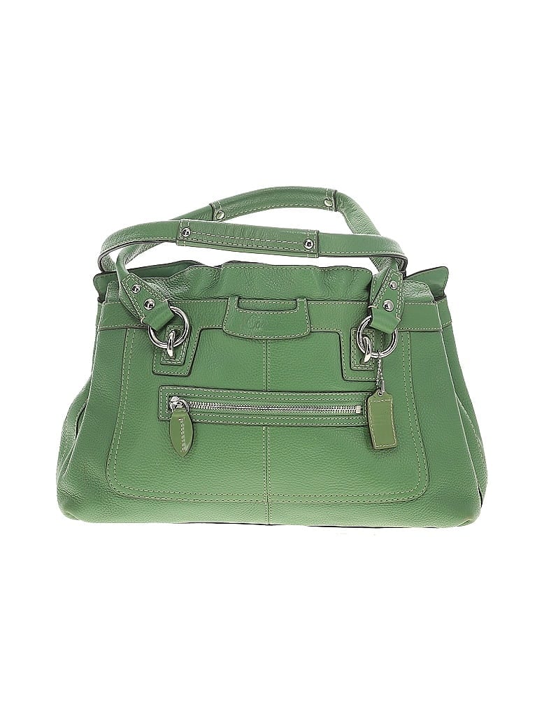 Coach Factory 100% Leather Green Leather Satchel One size - photo 1
