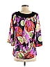 BCBGMAXAZRIA Purple 3/4 Sleeve Blouse Size S - photo 2