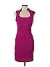 Minelli Solid Purple Cocktail Dress Size M - photo 1