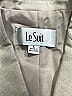 Le Suit 100% Polyester Tan Blazer Size 6 - photo 3