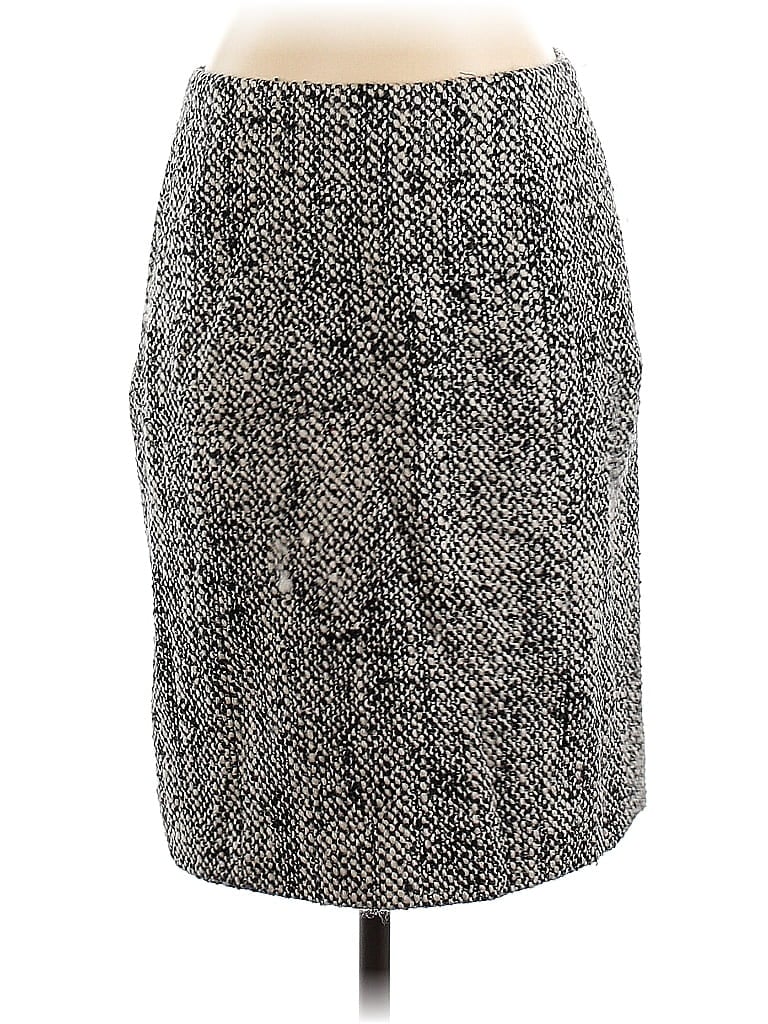 Click to view more detailed imagery on our partner's website Pre-owned Brooks Brothers Wool Skirt In Gray