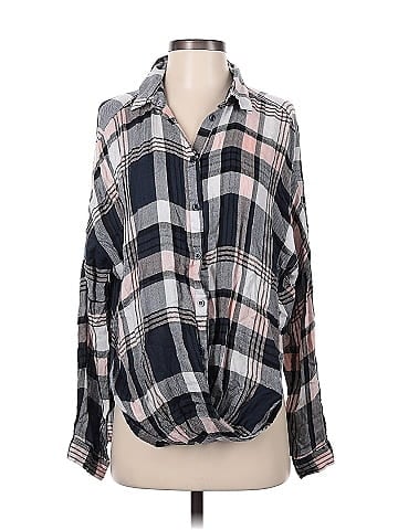 Akira Chicago Red Label Long Sleeve Blouse (view 1)