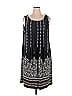 Perceptions Paisley Black Casual Dress Size 14w - photo 1