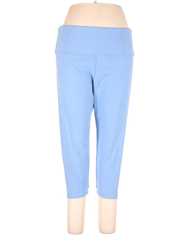 Intro Love Solid Blue Active Pants Size 1X - photo 1