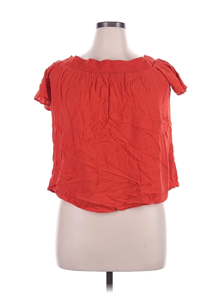 Pre-owned Old Navy Short Sleeve Blouse